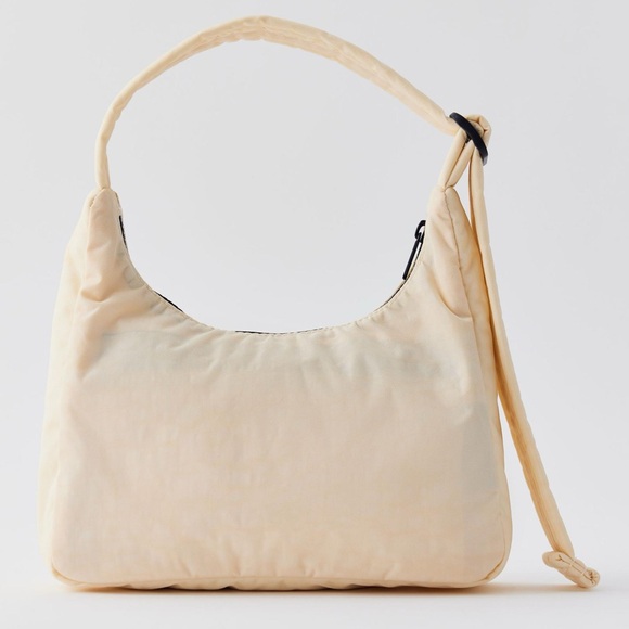 BAGGU Mini Nylon Shoulder Bag- Ivory - Picture 2 of 5